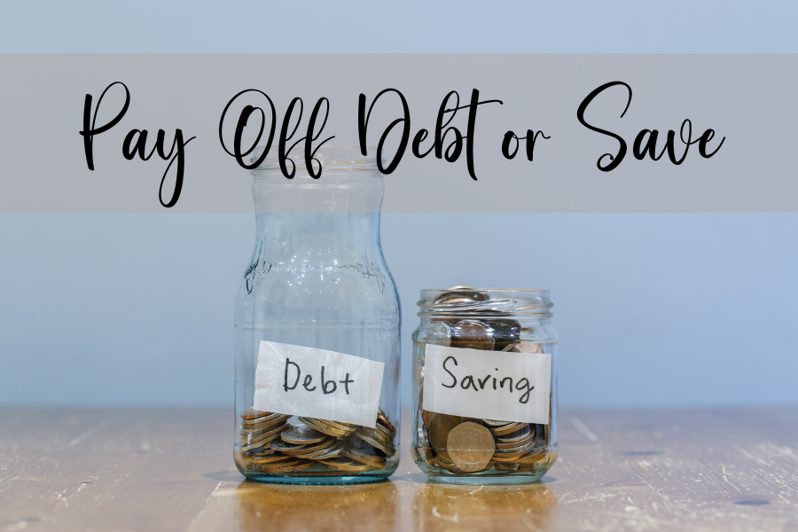 pay off debt or save